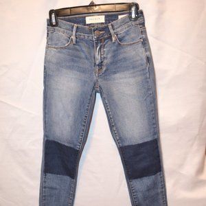 PacSun Super Stretch two-tone knee patch